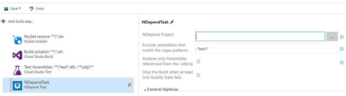 NDepend Task